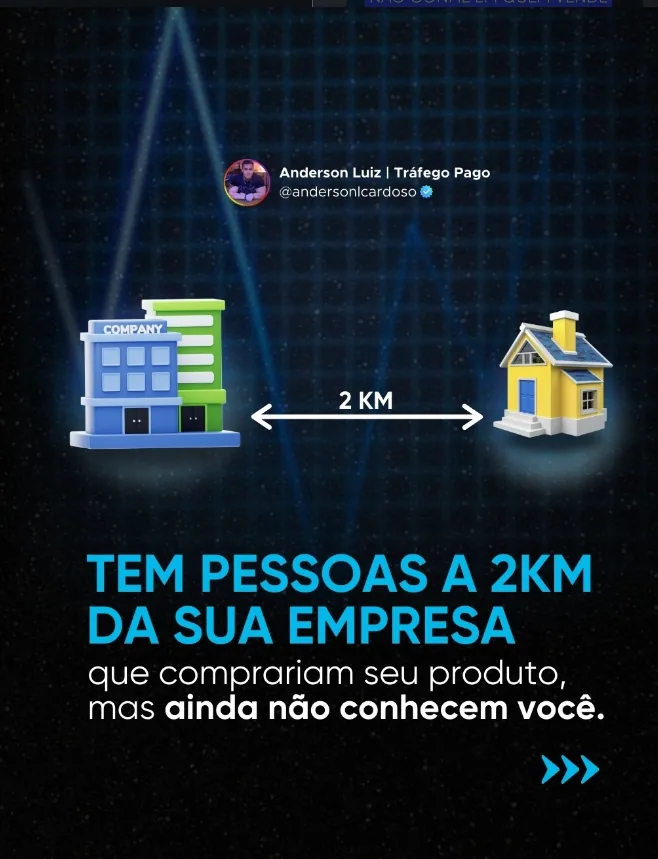 Há pessoas a 2 km da sua empresa que comprariam seu produto, mas ainda não conhecem você
